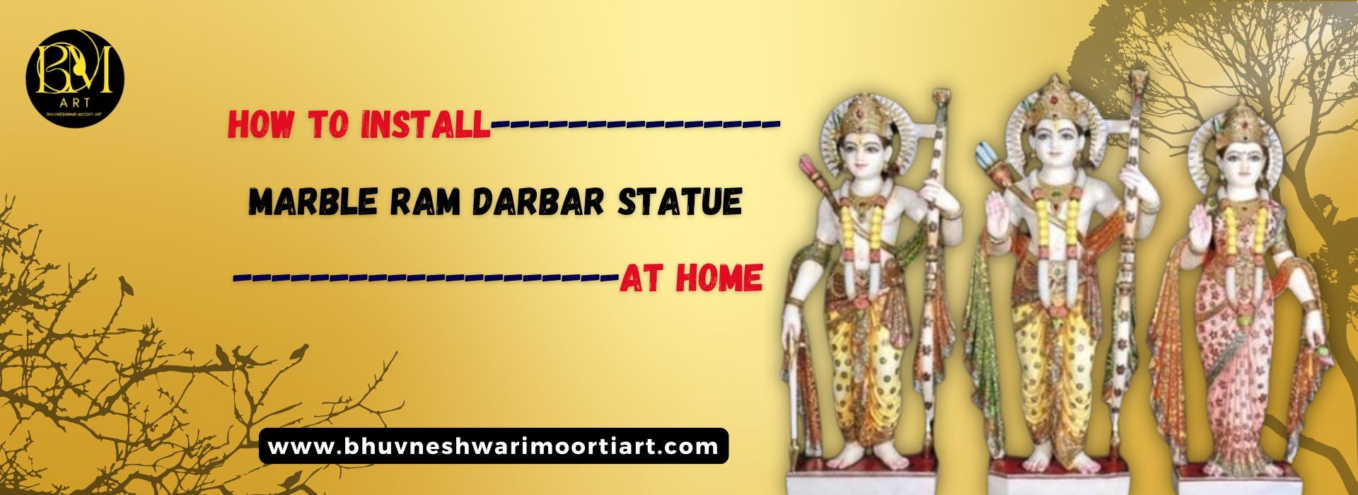 How to Install Marble Ram Darbar Statue at Home